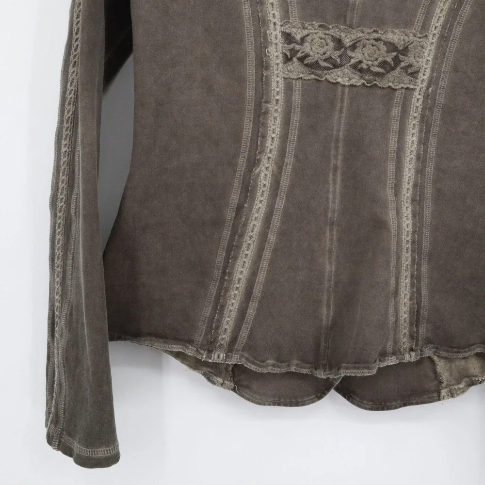 Gretty‎ Zueger Jacket Womens S Brown Feminine Romantic Classy Sophisticated Boho